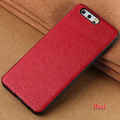 

Genuine Leather Phone Case For Huawei P10 Case Litchi Texture Back Cover For Mate 10 Honor 9 V9 Case