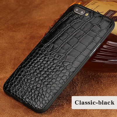 

Genuine Leather Phone Case For iPhone X Case Crocodile Texture All-inclusive Case For 6 6S 7 8 Plus Case