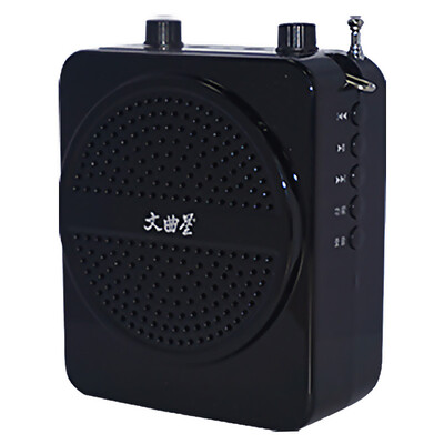 

Wenquxing K1 multi-function teaching loudspeakers portable digital small speakers teaching special guide promoters teachers loudspeaker U disk TF card speaker headset hanging waist red