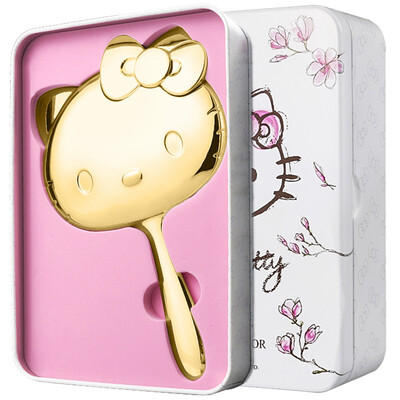 

HELLO KITTY металлическая ручка макияж зеркало творческий подарок, чтобы отправить любовника подарок на День святого Валентина, чтобы отправить девочек металла подарочной коробке упаковка золота лет KT1402 золото