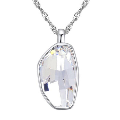 

Simple Necklace Crystal Square Pendant For Women Mothers Day Gift Joyas Crystal from Swa Elements 22946