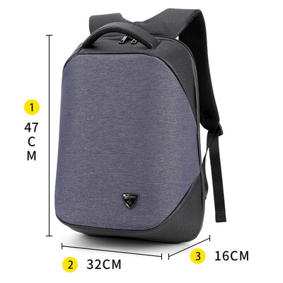 

USB Charging Shoulder Backpack Stereo Digital Storage Anti-theft Computer Rucksack Male&Middle School Student Bag