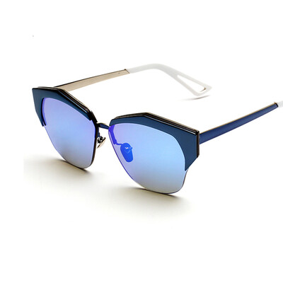 

FEIDU High Quality Semi-Rimless Sunglasses Women Brand Designer Mirrored Sun Glasses For Women Oculos De Sol Feminino