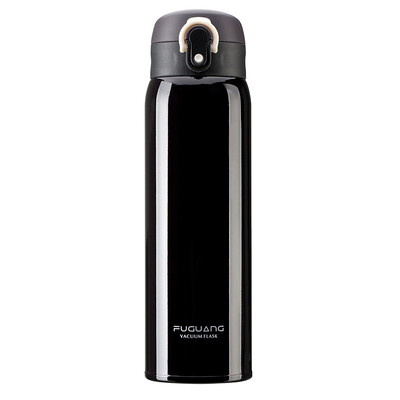 

Jingdong Supermarket Fuguang Lightweight Fashion Car Portable Stainless Steel Cap Mens&Womens Mug 500ml Black WFZ1013-500