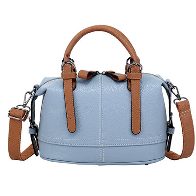 

Large Capacity PU Purse Shoulder Bag Handbag Stitching Messenger Bag