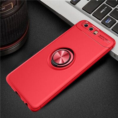 

Huawei P10P10 PlusP10 Lite Luxury Metal Ring Magnetic Bracket Shockproof Cooling TPU Phone Case