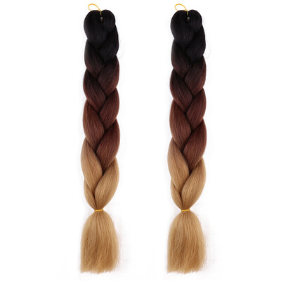 

2T 3T Jumbo Braids Hairstyles Hair For Russian Women Colors Synthetic Braiding Hair