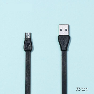 

REMAX Martin Colorful Micro USB Data cable PVC Flat Charging sync Data Transfer data cable for xiaomisonysamsungHTC