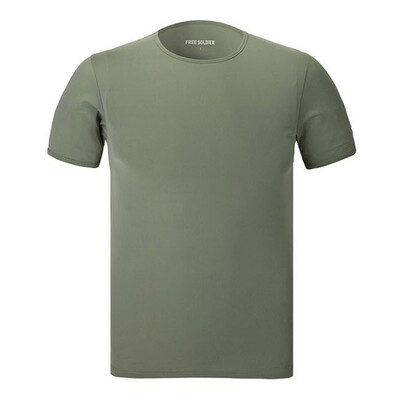 

2016 New Brand Outdoor Round Neck Sport Shirt Bottoming Super-Elastic Lycra Tights Perspiration Wicking Short-Sleeved T-Shirt