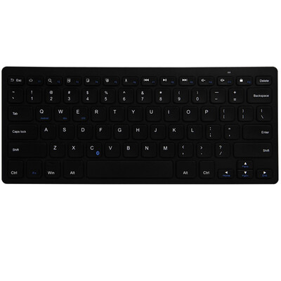 

(BOW) HB098 Chocolate Button Портативная клавиатура Bluetooth Black