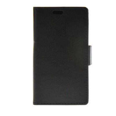 

MOONCASE Leather Side Flip Wallet Card Holder Stand Shell Pouch Case Cover for Samsung Galaxy J1 Black