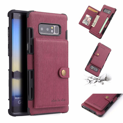 

SHS Phone Case For Samsung Galaxy A3 2017A5 2017A7 2017 Fashion Concise Leather Wire Drawing Multifunction Purse