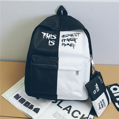 

2018 New Korean Fashion Backpack Women Girls Shoulder Bag Individual Large Capacity Leisure Mochila Travel Student School bag