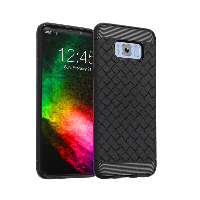 

Goowiiz Luxury Phone Case For Samsung Galaxy S8S8 Plus Ultra Thin Ventilation Grid Weave Soft Anti fall Full Protective