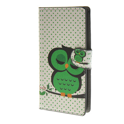 

MOONCASE Owl style Leather Wallet Flip Card Slot Stand Pouch чехол для LG G4 MINI A14