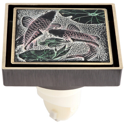 

Submarine (Submarine) TD50-10-Y deodorant floor drain, Grand View series - Kyrgyzstan fish high-end personality carving / design art