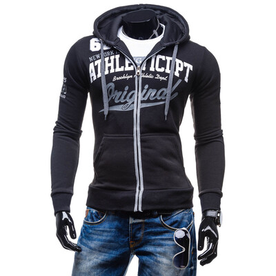 

Zogaa New Fashion Mens Long Sleeve Hoodie Sweatshirt Cotton Blend Pure