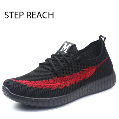 

Women shoes fashion sneakers couple models tenis feminino breathable air mesh adult lace-up casual soild black