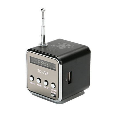 

TOPROAD Mini Portable Music Speaker TD-V26 Micro SD TF MP3 Player Support FM Radio USB Stereo Altavoz Speakers for Computer PC