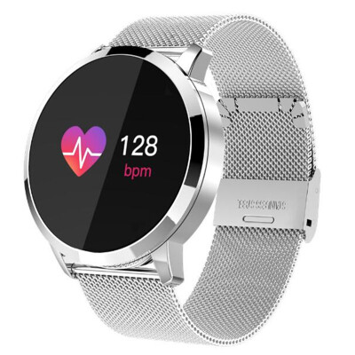 

Waterproof Bluetooth Smartwatch Heart Rate Band Monitor Wristband Bracelet Sports Call reminder Wrist Smart Watch Steel strip