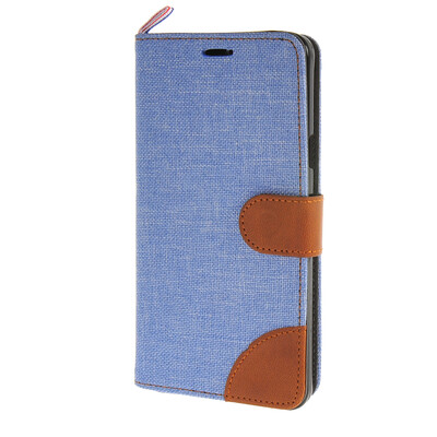 

MOONCASE Case for Samsung Galaxy Note 5 Case Leather Flip Wallet Card Holder with Kickstand Back Cover Blue