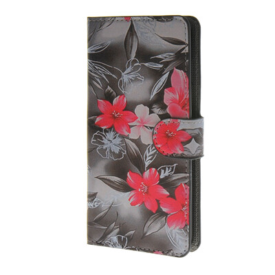 

MOONCASE Flower style Leather Wallet Flip Card Slot Stand Pouch чехол для ASUS Zenfone 5 A501CG A12