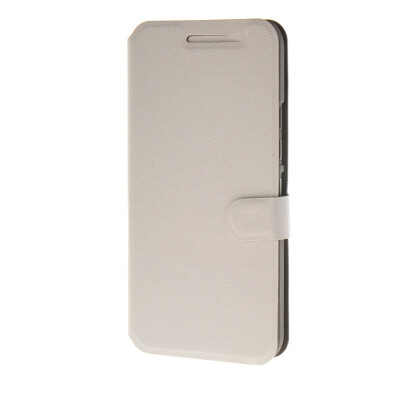 

MOONCASE Ultra thin matte surface Leather Wallet Flip Card Slot Holster Pouch Stand Back Case Cover for HTC One M9 White