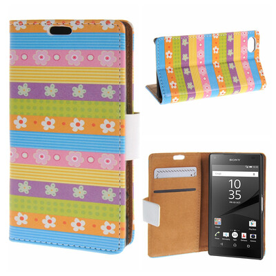 

MOONCASE Sony Xperia Z5 Compact ( Z5 Mini ) ЧЕХОЛ ДЛЯ Flip Leather Foldable Stand Feature [Pattern series] /a01