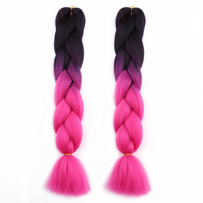 

2T 3T Jumbo Braids Hairstyles Hair For Russian Women Colors Synthetic Braiding Hair
