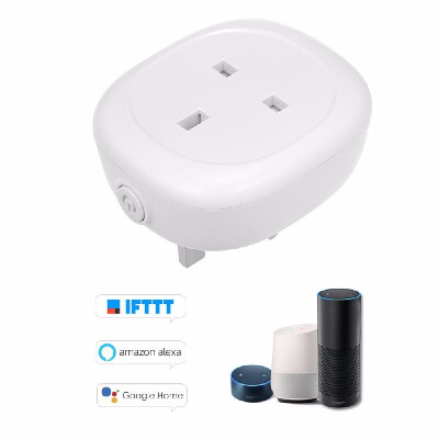 

Wifi Smart Socket Plug with Big OnOff Switch Button Smart Alexa Outlet Support APP Remote Control Timing Function Voice Control f