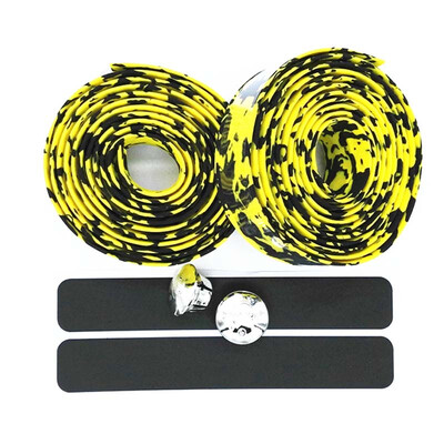 

​bicycle handlebar belt bar tape non slip absorb sweat Colorful Cycling Handle Belt Bike Bicycle Cork Handlebar Tape Wrap 2 Bar