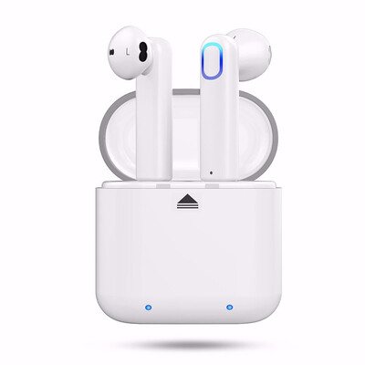 

Bluetooth Wireless Stereo Mini Earbuds Headphones Noise Cancelling with Built-in Mic&Charging Case Hands-free Calling Sweatp