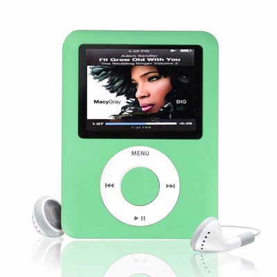 

Slim High Quality MP3MP4 Playe With Earphones 8GB 16GB 18inch Screen LCD Media Video Game Movie FM Radio 3th Generation Music