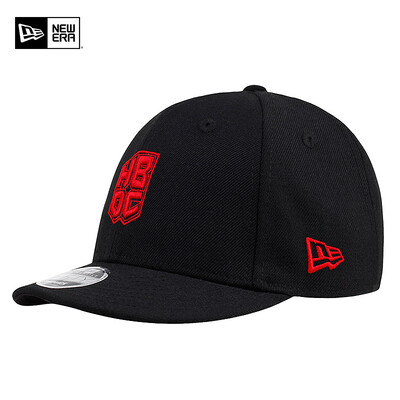 

NewEra blood street dance group official joint name HBDC baseball cap men&women models curved duck tongue hat black red standard 11797200 adjustable SM code hat circumference 54cm-60cm