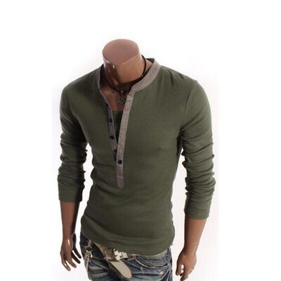 

Zogaa Mens T-Shirt False Two Piece Casual Korean
