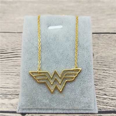 

New Gold Color Silver Color Wonder Woman Necklace Diana Prince Charm Wonder Woman Jewelry Super Hero Jewelry
