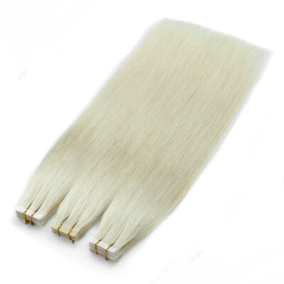 

BHF Hair Tape Hair Extension 100 Virgin Human Hair Double Side Blonde Tape Remy Hair Extensions 25G Piece 20Pcs 40G Per Packag