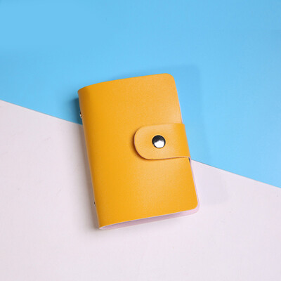 

Creative Pu Business Men And Women Card Package Many Card Bit Bag