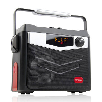 

Modern HYUNDAI T60 Outdoor Square Dance Bluetooth Speaker High Power Portable Subwoofer Speaker Portable Card Small Radio Sound Recording Speaker Black
