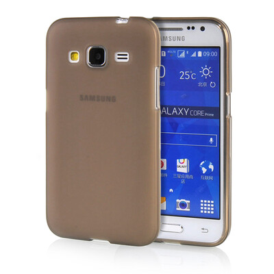 

MOONCASE Transparent Soft Flexible Silicone Gel TPU Skin Shell Back ЧЕХОЛ ДЛЯ Samsung Galaxy Core Prime G360 Grey