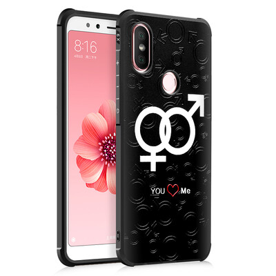 

Goowiiz Fashion Phone Case For Xiaomi Mi 66XA2 Luxury 3D Cute Cartoon Slim Full Soft Silicone Prevent falling