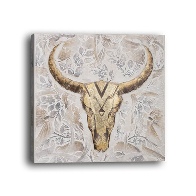 

Framed canvas modern living room bedroom background wall abstract still life sheep head decorative painting