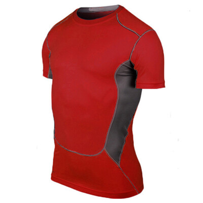 

Quick Dry Fitness Tights Running Set Gym Sportswear Short Sleeve T-Shirt