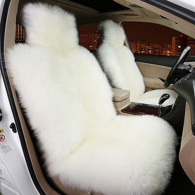 

KAWOSEN 100 Australian Pure Natural Fur Seat Cover Sheepskin Winter Car Cushion 5 Seats Whole Vehicle Seat Cover LWSC01