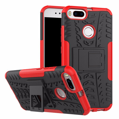 

Goowiiz Phone Case For Xiaomi Mi 4s55X5s5s Plus Armor Tire Texture Rugged Protection PCTPU Silicone