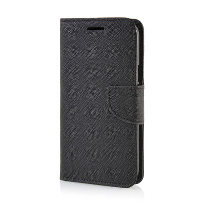 

MOONCASE Leather Side Flip Wallet Card Slot Pouch Stand Case Cover for Samsung Galaxy Grand 3 / Grand Max G7200 Black