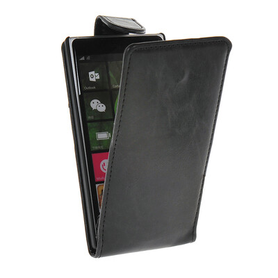 

MOONCASE Smooth skin Leather Bottom Flip Pouch чехол для Nokia Lumia 830 Black
