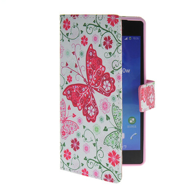 

MOONCASE Pattern Style Leather Side Flip Wallet Card Slot Pouch Stand Shell Back ЧЕХОЛ ДЛЯ Sony Xperia Z2