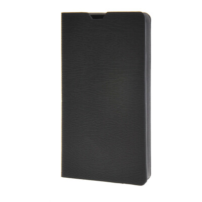 

MOONCASE Leather Side Flip Wallet Card Holder Stand Shell Pouch ЧЕХОЛ ДЛЯ LG Joy H220 Black