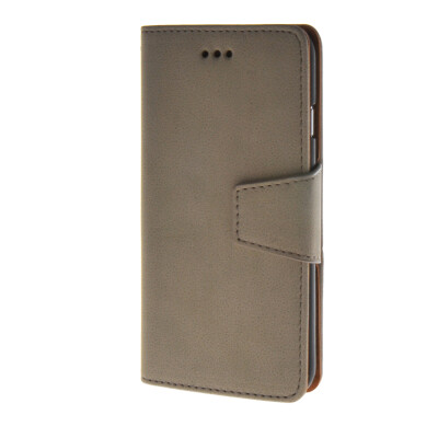 

MOONCASE Flannel Style Leather Card Slot Holster Pouch Stand Shell Case Cover for Apple iPhone 6 Plus ( 5.5 inch ) Grey